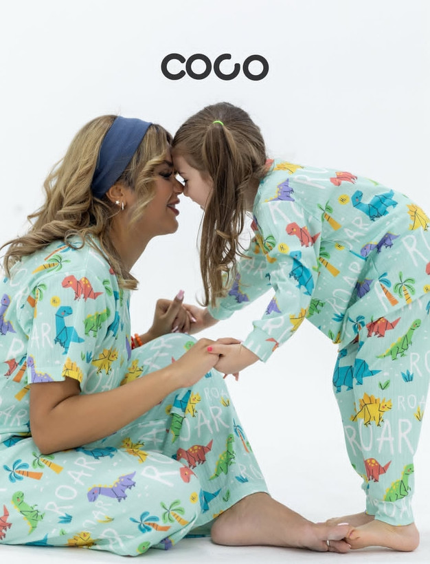 ست کوکوبلوز شلوارصد درصد پنبه ضدلک و ضدحساسیت